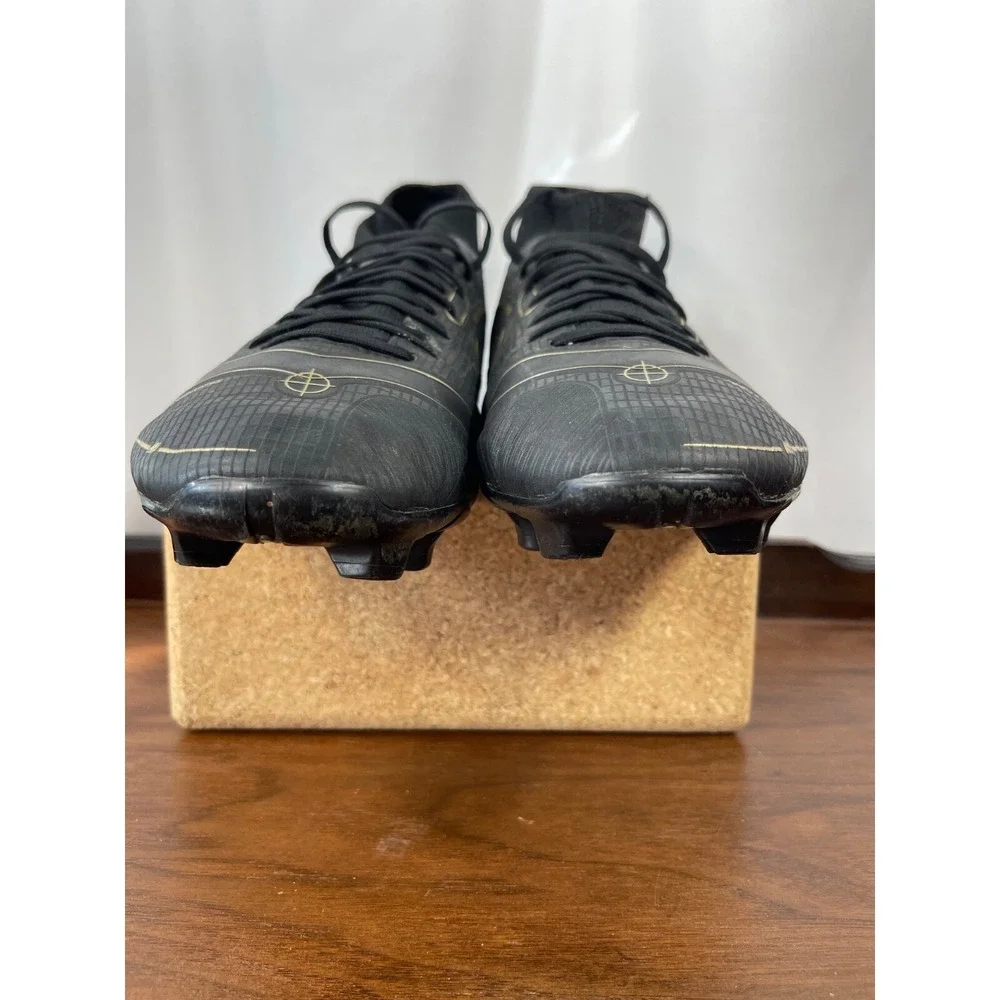 Nike Men's Size 11 Mercurial Superfly 8 FG  Cleats Black Gold DJ2873-007